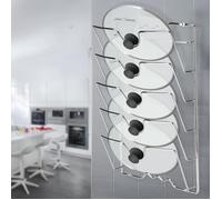 Porte Couvercle Vertical Mural - Support ustensiles Cuisine Pratique pour couvercles de Casserole et poêle--LIZ