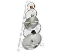Porte-couvercles kiwi 6 places, blanc quickbox