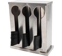 Porte-couverts haut de gamme sans ventilateur, avec 3 tiroirs compartimentés pour les fourchettes, les couteaux et les cuillères