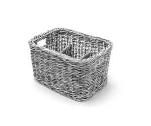 Porte-couverts Hendi gris en polyrotin