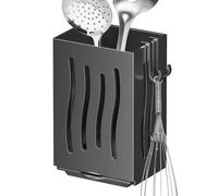 Porte-couverts mural | Support de support pour ustensiles de cuisine | Organisateur de stockage de baguettes multifonctionnel | Support de vidange de rackager de plafond suspendu