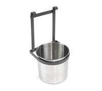 Porte-couverts pour crédence Titane - acier chromé et gris anthracite EMUCA