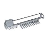 Emuca Porte-cravates extractible Self latéral en aluminium pour armoire