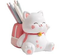 Porte-crayons kawaii, porte-crayons, chat kawaii, pot à crayons, porte-crayons de bureau, porte-pinceaux, organiseur multifonctionnel pour accessoires de maquillage