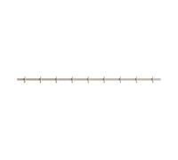 Porte-crochets Relief 123cm WxHxD 123x5.2x4.7cm