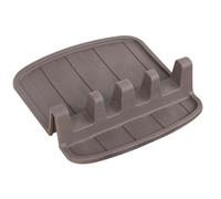 Porte-Cuillère Compact En Silicone Antidérapant 15x14cm Alpina Taupe