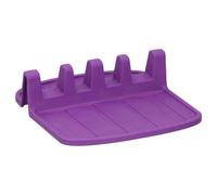 Porte-Cuillère Compact En Silicone Antidérapant 15x14cm Alpina Violet