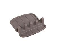 Porte-Cuillère Compact En Silicone Antidérapant 15x14cm Alpina Taupe