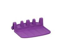 Porte-Cuillère Compact En Silicone Antidérapant 15x14cm Alpina Violet