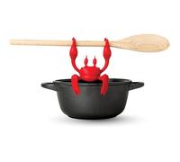 Porte-cuillère en silicone - OTOTO - Crabe rouge - Sans BPA - Résistant à la chaleur - Antidérapant