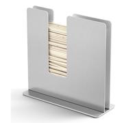 Porte-cure-dents LINU 9 cm, argent, acier inoxidable, Zack