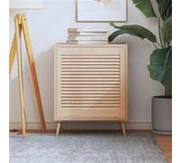 Porte d armoire à persiennes 61,5x59,4 cm bois de pin massif Brun G