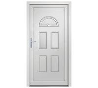 Porte d entrée blanc 88x208 cm PVC