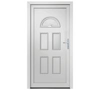 Porte d entrée blanc 98x198 cm PVC