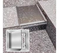 Porte d'accès étanche en acier inoxydable 304 - Trappe d'inspection d'ouverture de pression pour sol, mur et plafond - Idéal pour barbecue de cuisine en plein air (20x24in / 500 x 600 mm)
