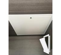 Porte d'accès métallique verrouillable - Panneau blanc pour CVC, plafond, mur, cloison sèche, garage, salle de bain, trappe de grenier - Dimensions : 16x24, 16x32, 22x26, 24x24 (14x18 po / 3