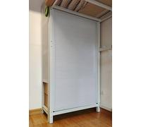 Porte d'armoire coulissante en panneau non tissé pour placard et cuisine, porte moustiquaire multi-plis sans couture, design enroulable pour des solutions peu encombrantes