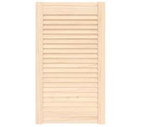 Porte d'armoire design à lamelles en pin massif 69 x 39,4 cm, porte de meuble de rechange pour façade de cuisine, façade d'armoire, charnière polyvalente pour salle de bain, chambre à coucher