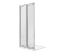 Porte de Douche 100CM H198 Verre Opaque Ouverture Saloon 2 Parois Pivotantes mod. West