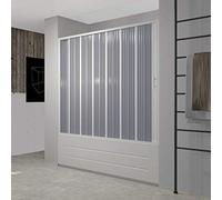 Pare-baignoire pliante en pvc blanc 170 cm latérale h 150 cm mod. Flex
