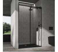 Porte de Douche Coulissante SOGOOD Teramo19K - Verre de Sécurité Anti-calaire - 120x195 cm