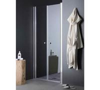 PORTE DE DOUCHE OUVERTURE A SALOON POUR NICHE DE 80 CM