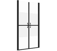 vidaXL Porte de douche Pario – Verre ESG demi-mat, aluminium, 68–71 x 190 cm