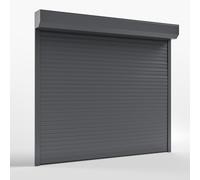 Porte de garage enroulable coffre extérieur, avec moteur, gris anthracite, 1000 x 1500 mm, entièrement personnalisable