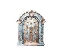 Porte de jardin féérique, porte de lutin - Porte naine miniature 2D pour maisons de poupées, décorations de souche d'arbre, décoration de porte d'elfe, accessoires de jardin féérique pour chemins