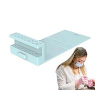 Porte de pièces pour perceuse à ongles - 23 trous en silicone racks, organisateur de la tête de polissage | Le design compact s'adapte à tout, poignées en silicone flexes