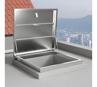 Porte De Sécurité D'accès Au Toit En Acier, Plaque De Recouvrement Carrée Pour Trappe De Toit Avec Verrou De Sécurité, Pour Usage Commercial Et Résidentiel(85 * 85cm/33.5 * 33.5in)