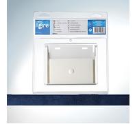 Porte de skimmer - GRE - Standard 14,5 x 12,5 cm - Blanc - Remplacement