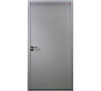 Porte d'entree acier pleine, STO Blanc, H215 x L80 p, droite Cotes Tableau