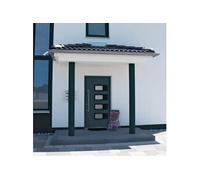 vidaXL Porte d'entrée anthracite 110x210 cm Aluminium et PVC