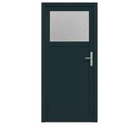 vidaXL Porte d'entrée latérale Anthracite 98 x 198 cm PVC