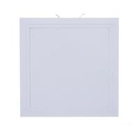 Porte d'inspection en métal en alliage galvanisé pour panneau d'accès pour cloison sèche plafond à clipser, finition blanche, 300 x 300 mm (250 x 250 mm)