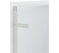 Porte d'inspection, tôle d'acier, blanche avec fermoir à ressort 40 x 40 cm