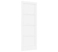 Porte d'intérieur vidaXL blanche 78 x 211 cm en contreplaqué