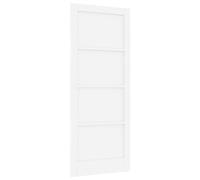 Porte d'intérieur vidaXL blanche 86 x 211 cm en contreplaqué