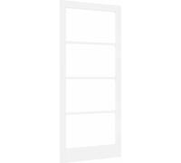 Porte d'intérieur vidaXL ORKDAL, apprêtée en blanc, 93 x 202 cm