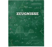 Porte-diplômes Itenga A4 avec fermeture à vis, motif « Formules »