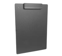 Porte-documents à Presse-papiers A4 en PP Noir, Multifonction | Organisateur de Dossiers de Bureau, Clip Mobile et Poches Multiples, pour Conférences et Bureau
