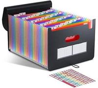 Porte-documents A4 26 poches Accordéon Classeur Portable Trieur