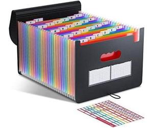 Porte-documents A4 26 poches Accordéon Classeur Portable Trieur