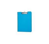 Porte-bloc à pince, plastifié, A4, bleu clair