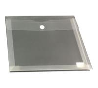 Porte-documents A4 paysage PP avec soufflet fermeture velcro transparent