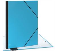 Porte-documents ACROPAQ A2 - Porte-dessins 52 x 72 cm, avec fermeture à élastique, dos extensible pour plus d'espace - Turquoise