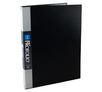 Porte-documents Art Profolio, format A3, 24 pochettes, couleur noire, en plastique PP