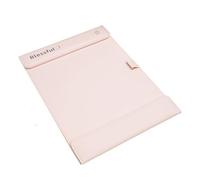 Porte-documents avec rabat supérieur, double couverture, C | Construction en PVC et polyuréthane, boucle pour stylo intégrée, porte-bloc pour réunions et tâches de gestion de documents