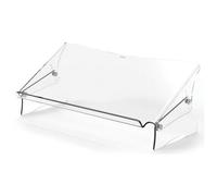 Fellowes Bac de rangement Clarity 9731301 en acrylique transparent A3/A4 réglable antidérapant